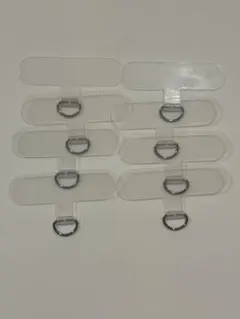 スマホストラップ用金具 8個セット