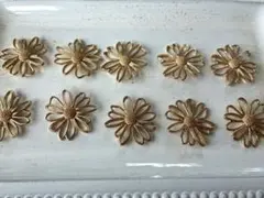 アクセサリーパーツ ハンドメイド素材 no.3 花 チャーム 10個