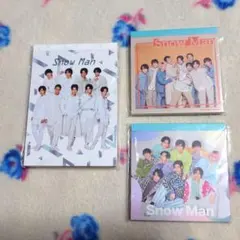 Snow Man メモ帳 3冊セット【ポートレートシリーズ】