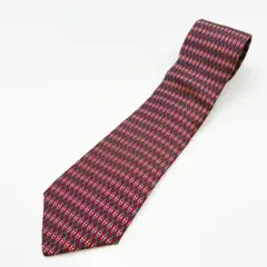 ♡未使用♡ エルメス シルク100 ネクタイ H柄 ワインレッド フランス製