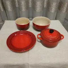 ル・クルーゼ ラウンドグリルパン チェリーレッド25cm - メルカリ