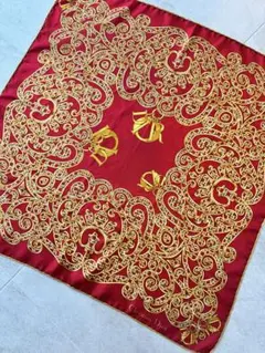 Christian Dior シルクスカーフ65cm