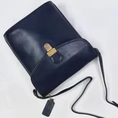 Coach Shoulder Bag Leather Bucket Style