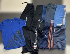 スポーツブランドまとめ売り半袖、ハーフパンツ　adidas プーマ　チャンピオン
