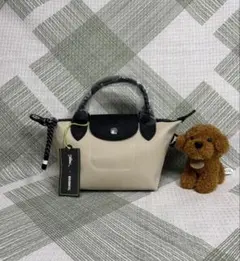 《LONGCHAMPENERGYプリアージュ斜め掛けショルダー　XS/ベージュ