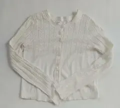 GAPカーディガン　キッズ　白