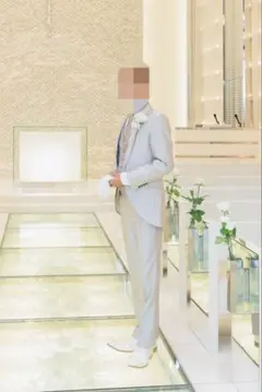 【美品】新郎　シャンパンゴールド　タキシード