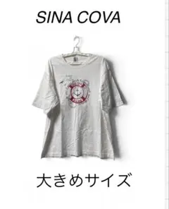 送料無料！ SINA COVA Tシャツ ホワイト 大きめサイズ
