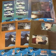一番くじ NARUTO ナルト　J賞 クリアファイル＆ステッカー　6点セット