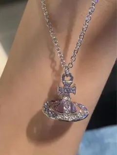 【パープル】ヴィヴィアン VivienneWestwood オーブネックレス