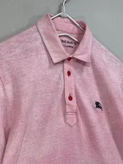 653 着薄 BURBERRY BLACK LABEL 上質 薄手 リネン ポロのサムネイル