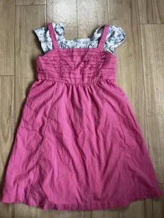 abercrombie kids キャミワンピース 7/8セットギャザーピンクのサムネイル