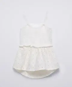 ザラキッズ　バックオープンキャミソール