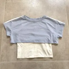 LTXC レイヤード風 半袖Tシャツ ライトブルー　SSのサムネイル