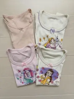 ディズニープリンセス アンダーシャツ 4枚セット