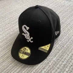 New Era 59FIFTY ブラック Sox キャップ 7 3/8