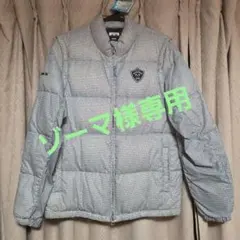 adidas 幾何学模様 ダウンジャケット