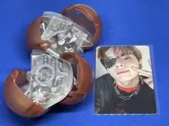 ジェオチャム　めじるしアクセサリー1 チュララ2個、鶴房汐恩　トレカ　新品