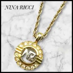 新品級 NINA RICCI ヴィンテージストーン ネックレス ニナリッチ138 