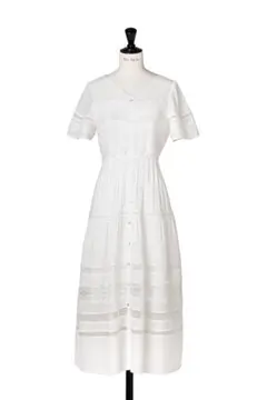Clair Pintuck Lace Dress Her lip toのサムネイル