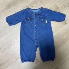 デニム風ロンパース　50-70サイズ