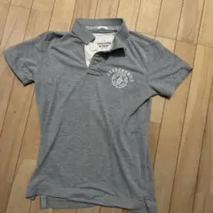 Abercrombie & Fitch グレー ポロシャツ Sサイズ