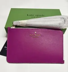 ケイトスペード kate spade カードケース ルーシー バイカラー ジップ