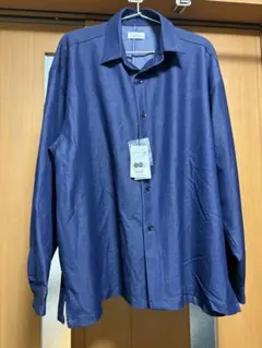 ネイビー 長袖シャツ サイズ40