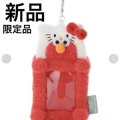 【新品】セサミストリートマーケット　エルモ コラボ キティ　パスケース
