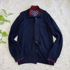 【ブラックレーベルクレストブリッジ】美品 カーディガン ネイビー 3 メンズ