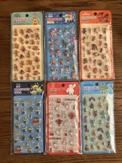 ぷくぷくシール Disney ディズニー