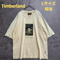 ティンバーランド 半袖Tシャツ カモ柄×ロゴプリント L相当 90s【6326】のサムネイル