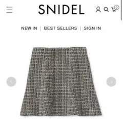 snidel スナイデル ツイード　ミニスカート