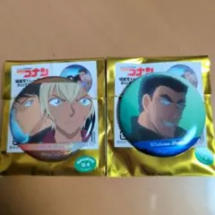 名探偵コナン　場面写トレーディングホログラム缶バッジ　警察学校組