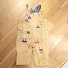 ジ*ト様 ミキハウス　コーデュロイ　オーバーオール　サロペット　レトロ