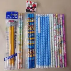 2B鉛筆 20本セット キャラクター柄など