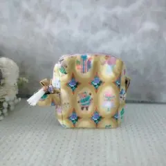 yukiemon　ユキエモン生地　ボックスポーチ　トゥインクルトイ　ミニポーチ