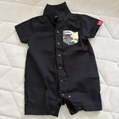 EDWIN 黒いロンパース 迷彩ポケット付きのサムネイル