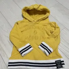 FOインターナショナル　イエロー フード付き パーカー 80サイズ　長袖　男の子