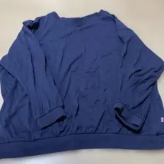 ネイビー 長袖 トップス ３Ｌ　しまむら