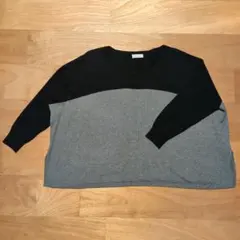 バイカラー ニット