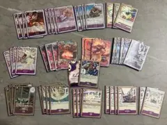 紫エネル デッキ構築済み　スリーブ付きのサムネイル
