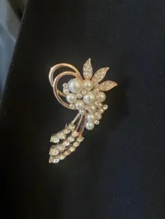 ブローチ パール ブーケ 卒業式 入学式