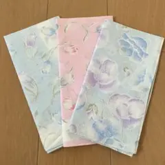 花柄 ハンカチ 3枚セット