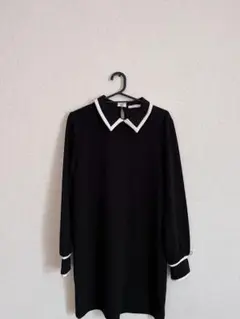 ZARA 配色　バイカラー　ミニワンピース