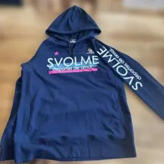 Svolme フード付きパーカー ネイビー