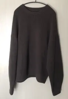 【SALE】Lui's ルイス 片畦バルーンクルーネックニットのサムネイル