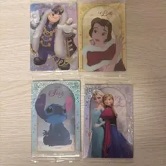 【食玩】ディズニーキャラクターズ　ウエハース　ピート　ベル　スティッチ　アナ雪