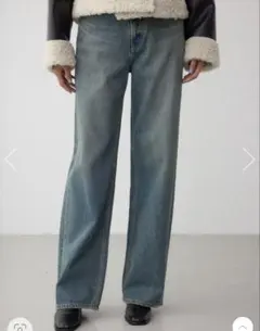 AZUL DENIM ハイウエストワイドデニム