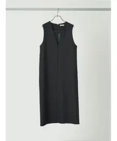 タグ新品ノースリーブロングワンピース Fサイズ ブラック